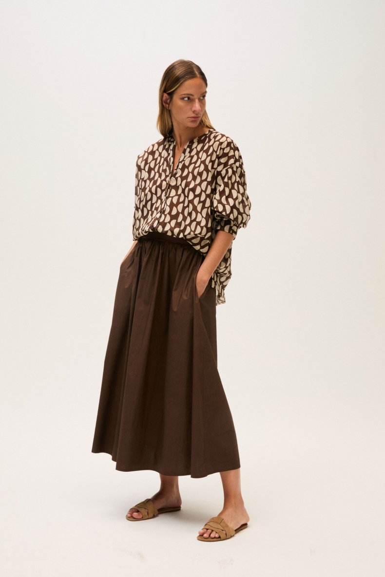 ROSSO NEDERDEL LANG BRUN