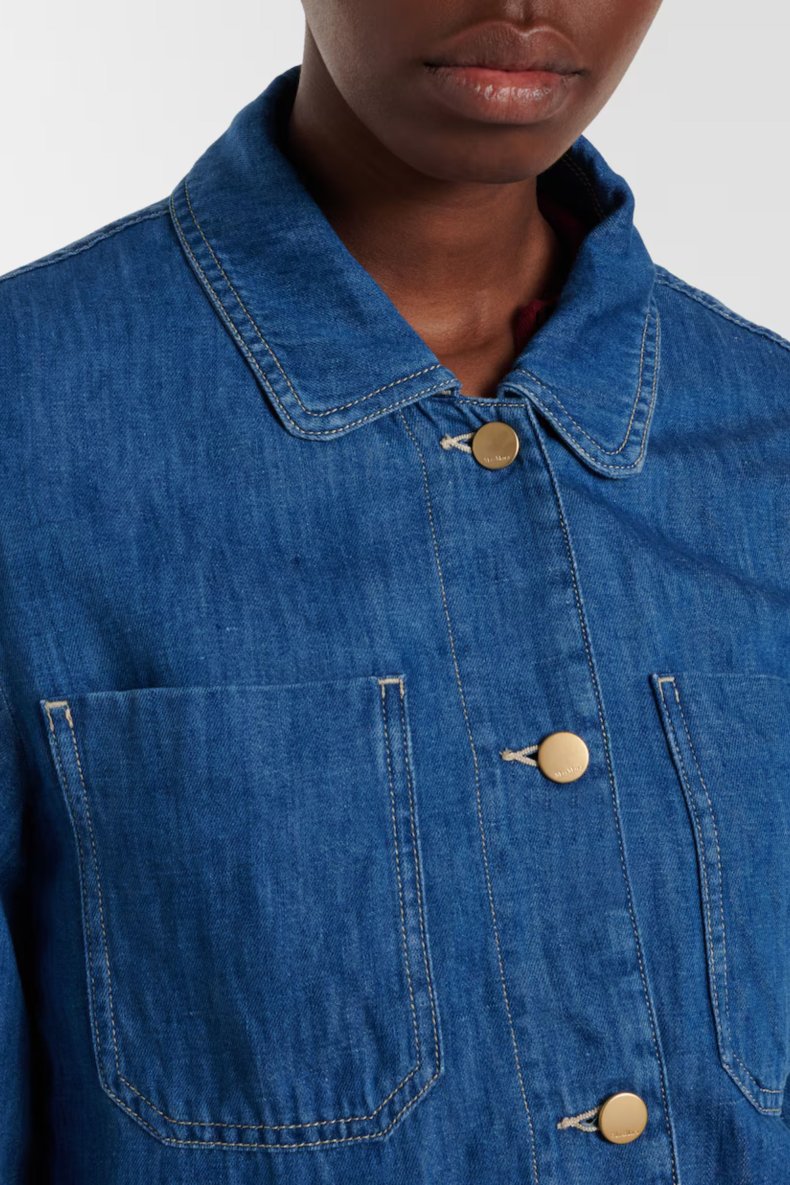 MAX MARA COWBOY JAKKE MELLEM BL�