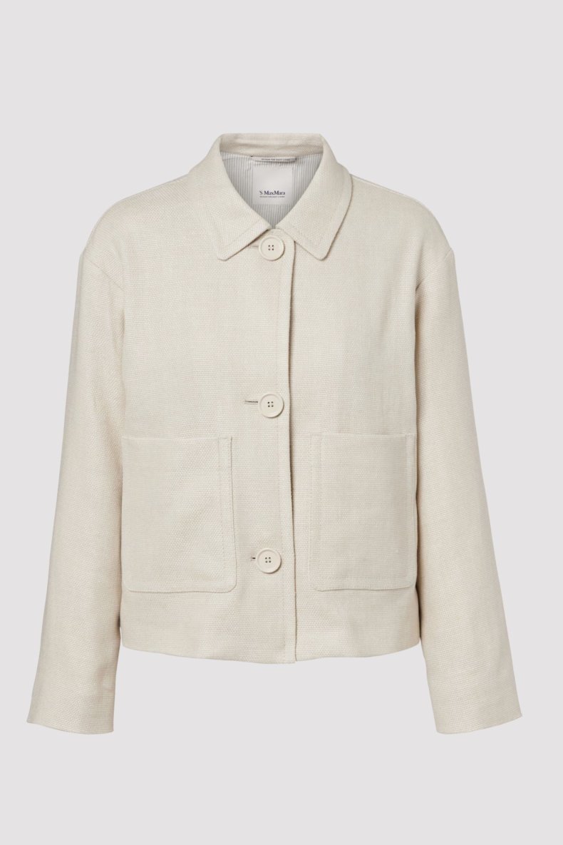 MAX MARA KORT JAKKE CREME