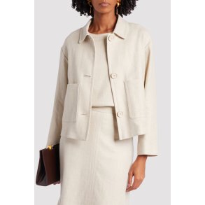 MAX MARA KORT JAKKE CREME