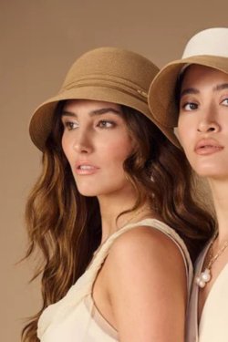 BRONTE STR� HAT LOTTE CAMEL
