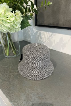 BRONTE STR� HAT JOY SORT/HVID MELANGE