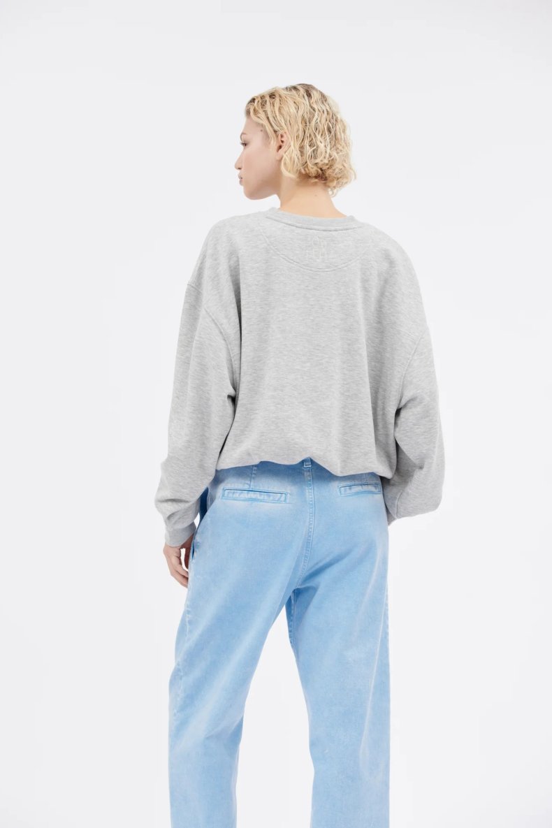 ODEEH SWEAT SHIRT MED PRINT GR�