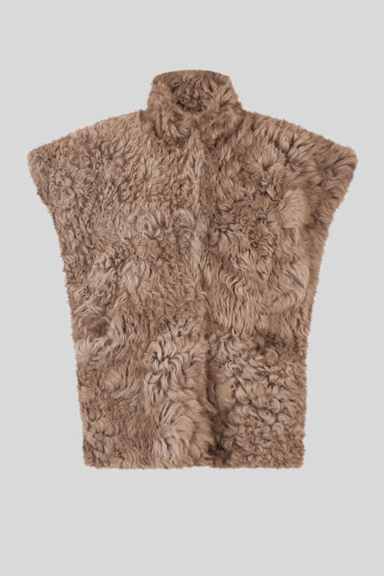 BENEDIKTE UTZON VEST KATE DOODLE BRUN