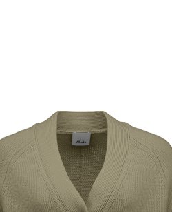 ALLUDE KORT CARDIGAN OLIVEN
