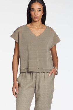 SARAH PACINI STRIK TAUPE