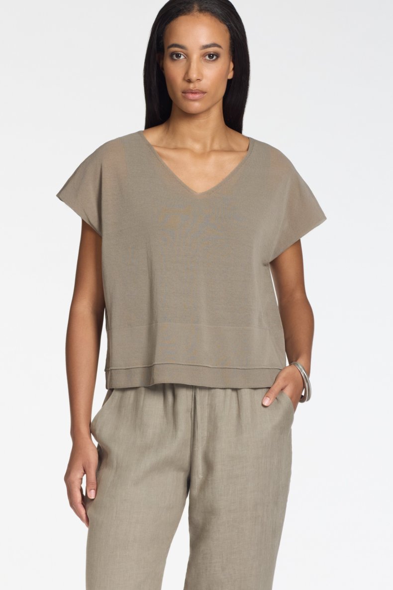 SARAH PACINI STRIK TAUPE