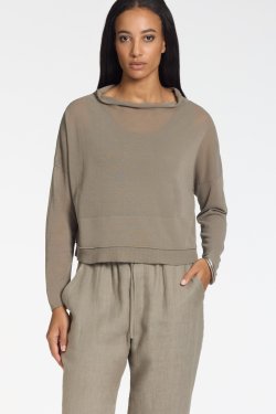 SARAH PACINI STRIK TAUPE