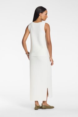 SARAH PACINI STRIK VEST OFF.WHITE