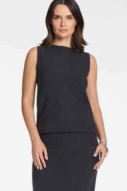 SARAH PACINI STRIK VEST GR�/BRUN