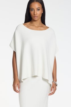 SARAH PACINI STRIK VEST OFF.WHITE