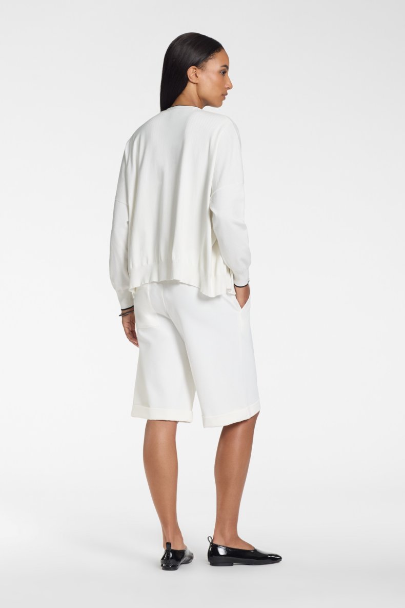 SARAH PACINI CARDIGAN OFF.WHITE