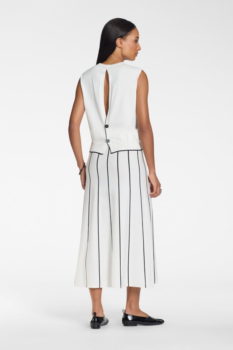 SARAH PACINI STRIK NEDERDEL STRIBET