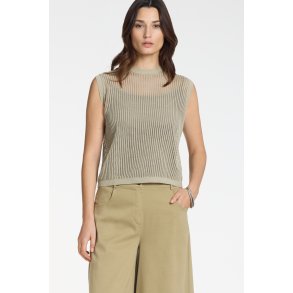 SARAH PACINI STRIK VEST SAND