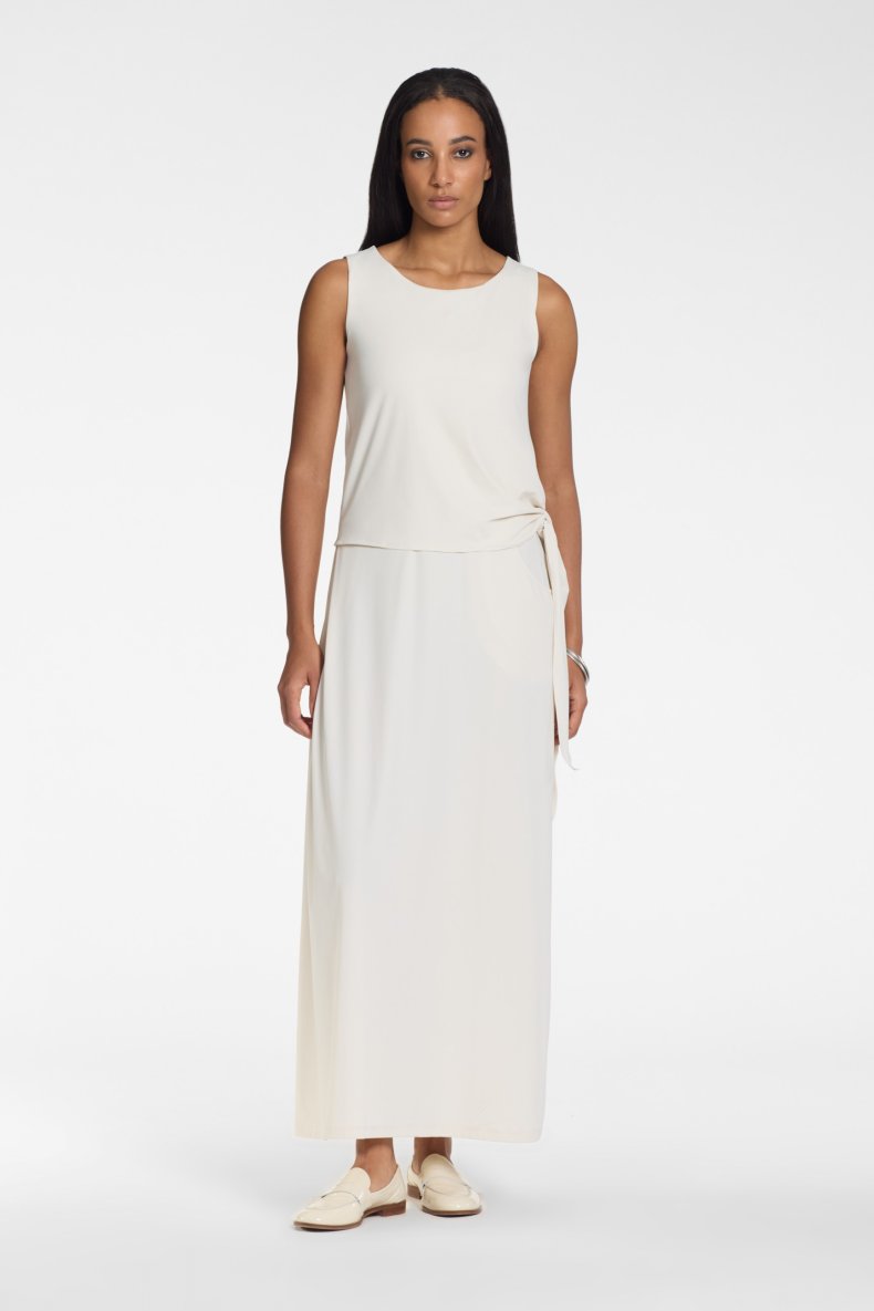 SARAH PACINI KJOLE LANG CREME