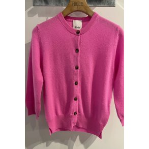 ALLUDE CASHMERE CARDIGAN PINK