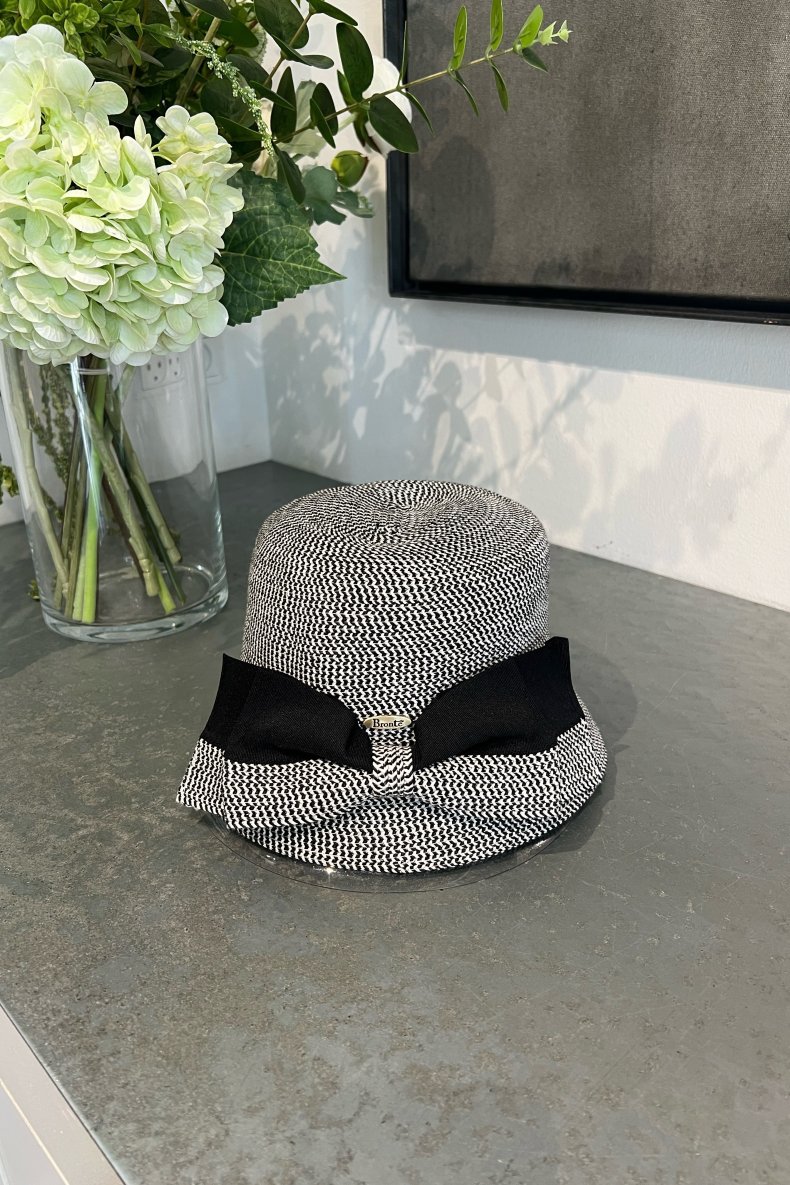 BRONTE STR� HAT JOY SORT/HVID MELANGE