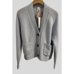 ALLUDE STRIK CARDIGAN LYSEBL�