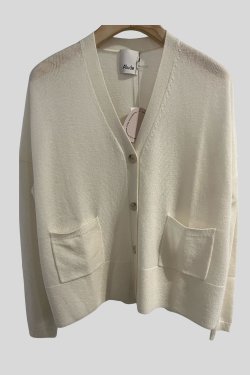 ALLUDE CARDIGAN CREME