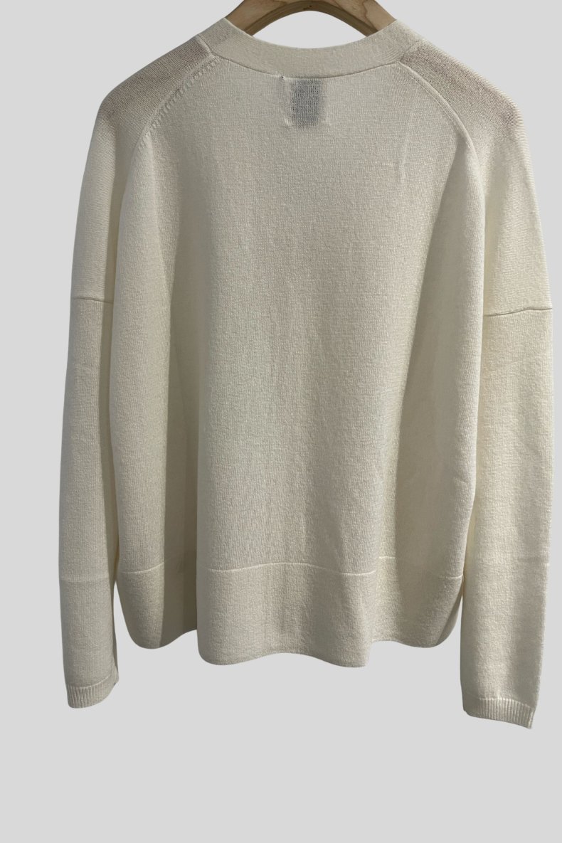 ALLUDE CARDIGAN CREME