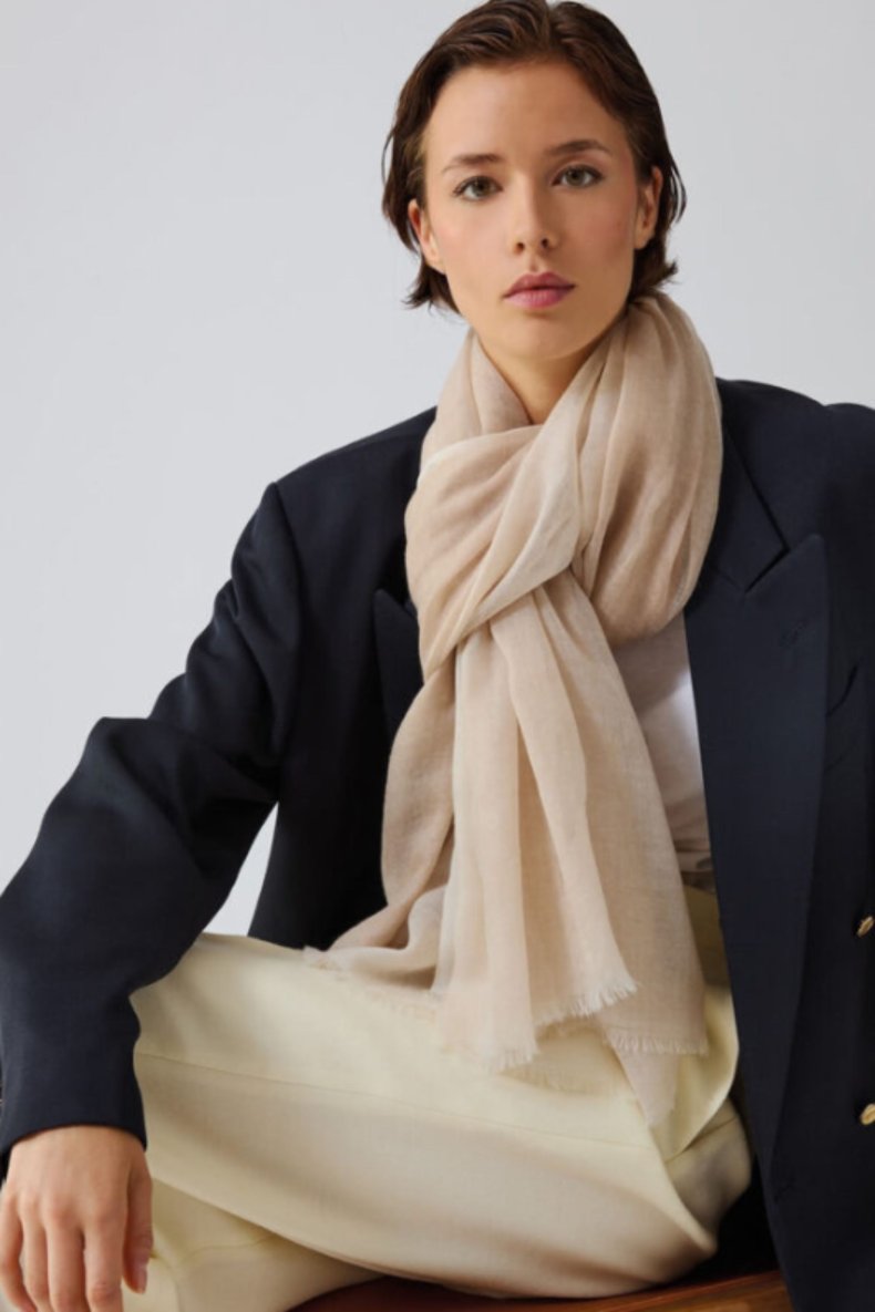 ANDREAS CASHMERE T�RKL�DE SAND/CREME