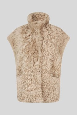 BENEDIKTE UTZON VEST KATE LANGH�RET LYS BEIGE