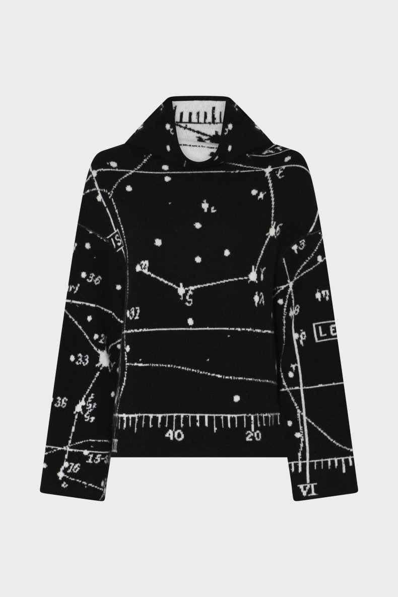 ANNETTE GRTZ CASHMERE STRIK ASTRO SORT/HVID