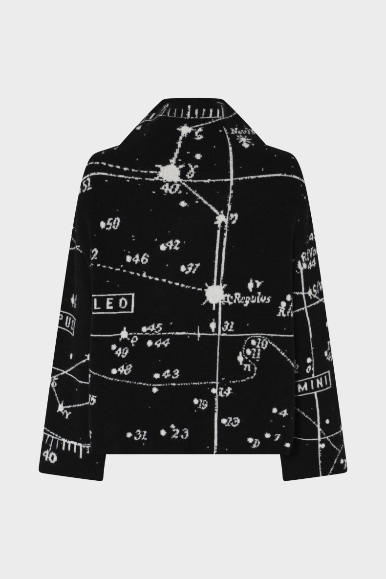 ANNETTE GRTZ CASHMERE STRIK ASTRO SORT/HVID