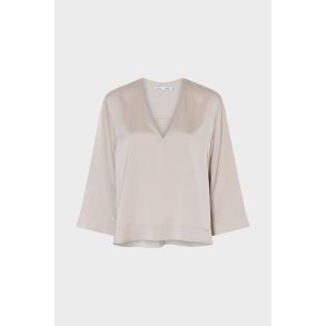 AHLVAR SILKE BLUSE LYS SAND