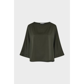AHLVAR SILKE BLUSE OLIVEN