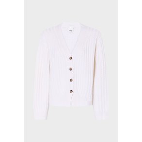 ALLUDE CASHMERE CARDIGAN HVID
