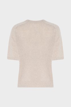 ALLUDE CASHMERE STRIK KORT RME LYS TAUPE