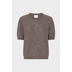 ALLUDE CASHMERE/SILKE STRIK BRUN M. PALIETTER