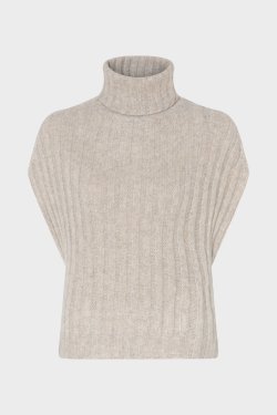 ALLUDE VEST SAND