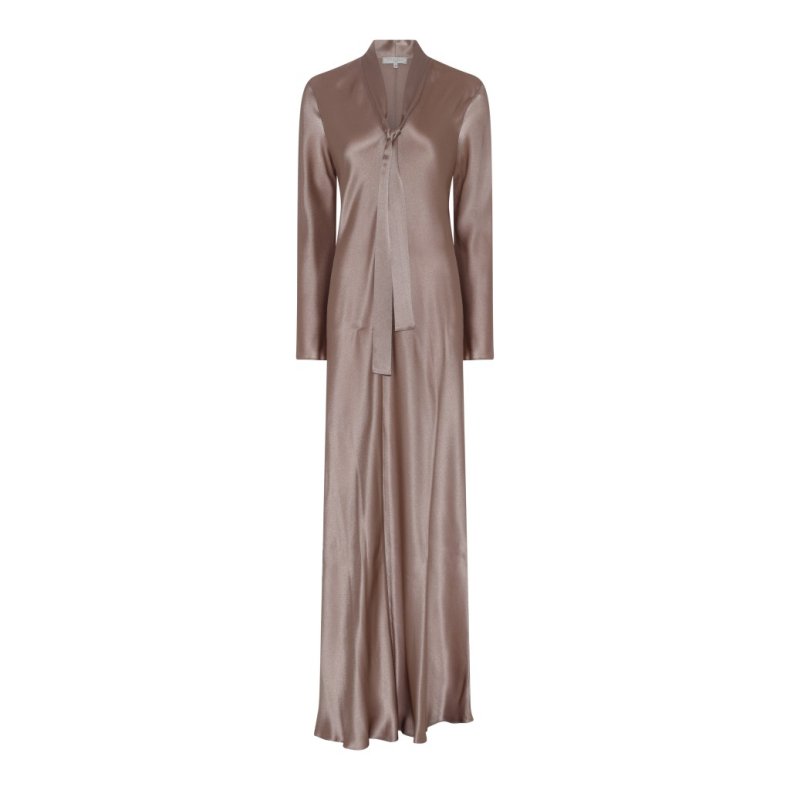 ANTONELLI SILKE KJOLE STVET ROSA