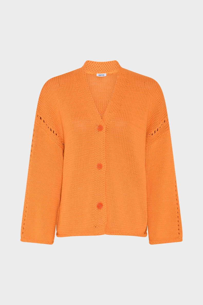 ASPESI CARDIGAN ORANGE