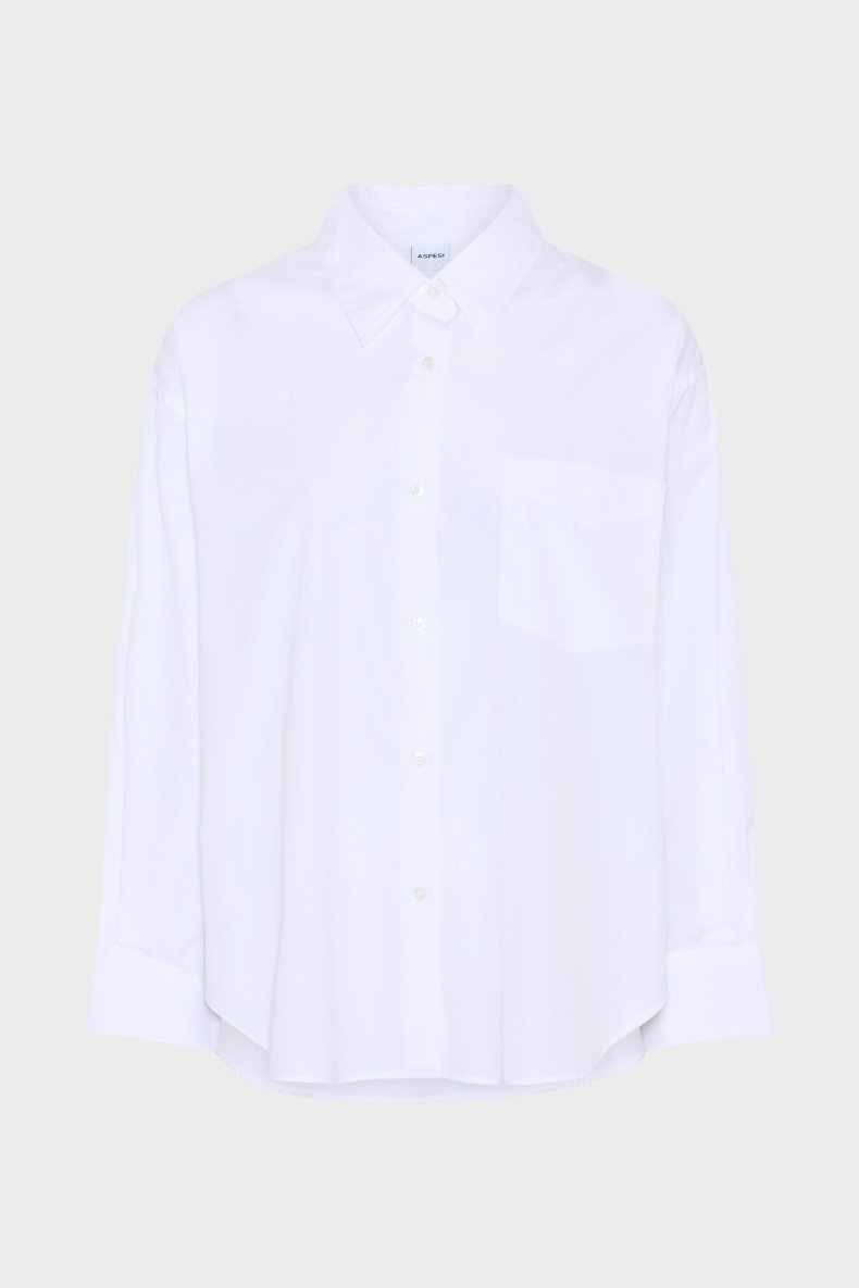 ASPESI STOR SKJORTE HVID