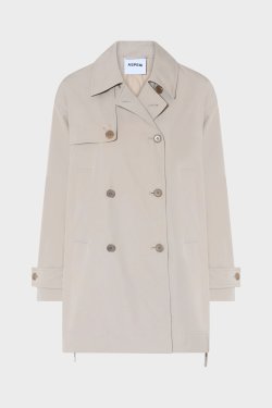 ASPESI COTTON COAT LYS SAND