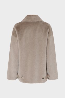 BEAUMONT JAKKE FAKE FUR SAND