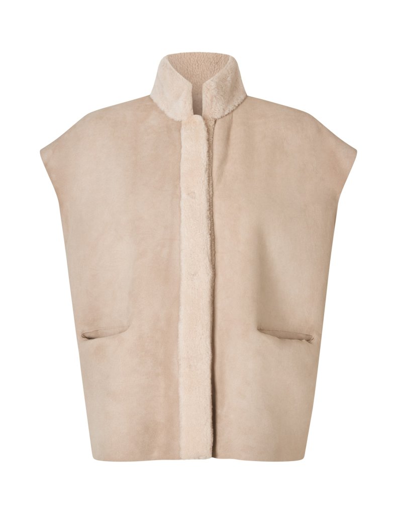 BENEDIKTE UTZON VEST KATE CURLEY SAND