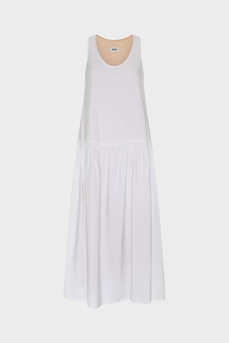 DRYKORN KJOLE LANG HVID