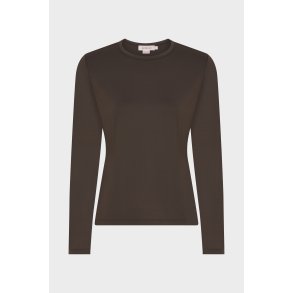 ELISE GUG T-SHIRT LANGT �RME BRUN