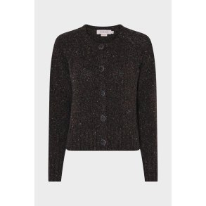 ELISE GUG CARDIGAN BRUN MELERET