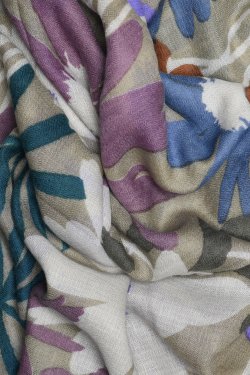 EPICE TRKLDE BLOMSTRET BL/BRUN