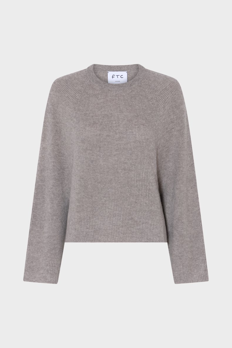 FTC CASHMERE STRIK LYS TAUPE