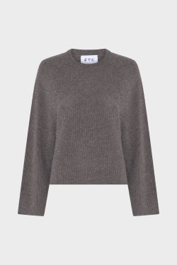 FTC CASHMERE STRIK M�RK TAUPE