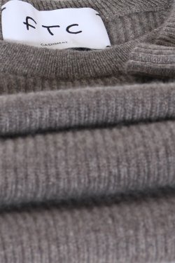 FTC CASHMERE STRIK M�RK TAUPE