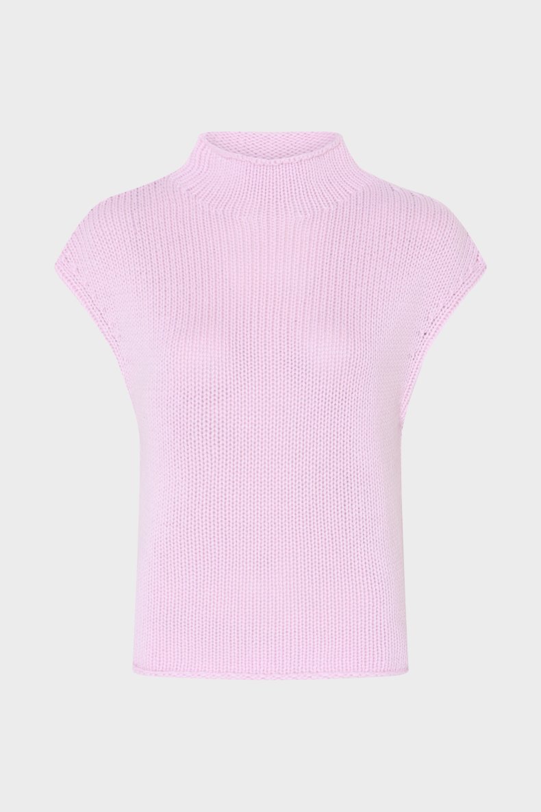 FTC CASHMERE STRIK VEST ROSA