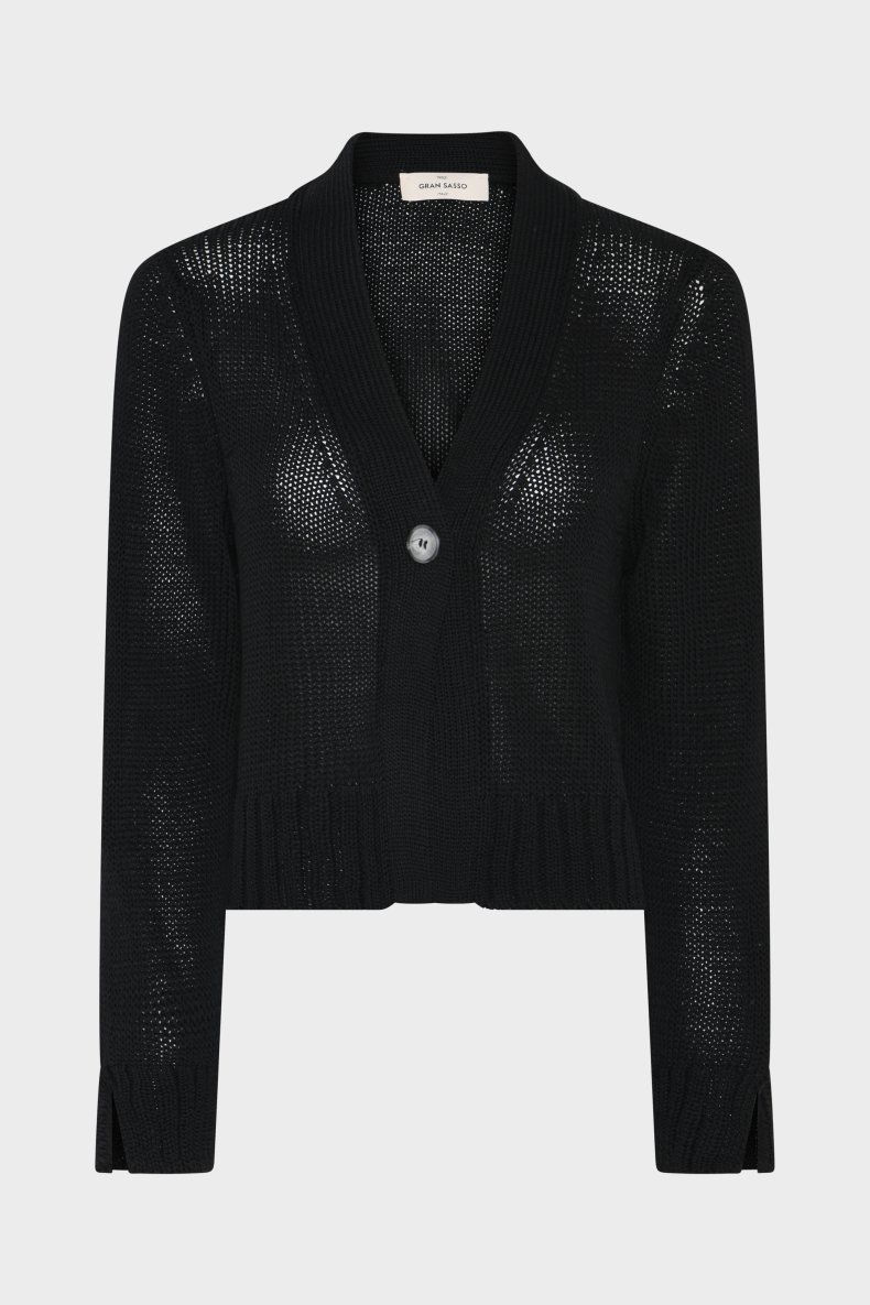 GRAN SASSO CARDIGAN SORT