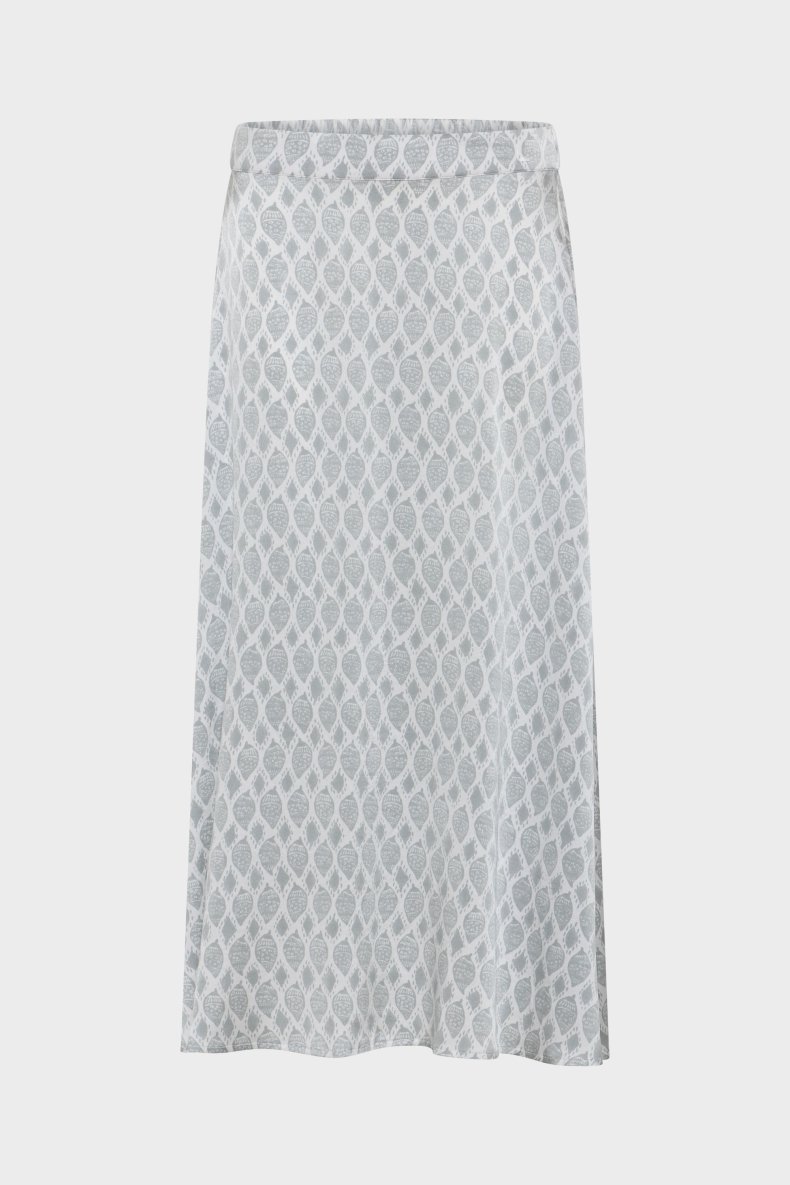 HEMISPHERE SILKE NEDERDEL PRINT BL�/GR�